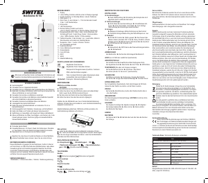 Manual Switel M11D Mobile Phone