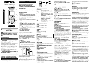 Mode d’emploi Switel M160 Téléphone portable