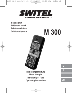 Manual Switel M300 Mobile Phone