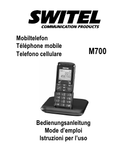 Manuale Switel M700 Telefono cellulare