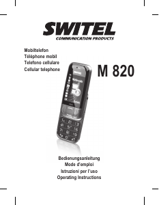 Manuale Switel M820 Telefono cellulare