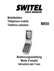 Manuale Switel M850 Telefono cellulare