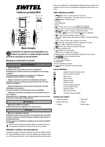 Mode d’emploi Switel M910 Téléphone portable