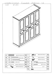 Hướng dẫn sử dụng Leen Bakker Frederique 4.0 Tủ quần áo