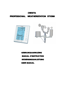 Manual Cresta DTX500 Weather Station