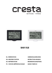 Handleiding Cresta BAR918 Weerstation