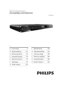 Handleiding Philips DVP3580 DVD speler