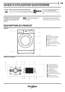 Mode d’emploi Whirlpool FWDG86148W FR Lave-linge séchant