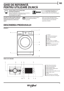 Bruksanvisning Whirlpool FWDG96148SBS EU Kombimaskin vask-tørk