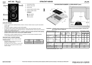 Manuál Whirlpool AKT 352/IX Varná deska