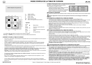 Mode d’emploi Whirlpool AKM 232/IX Table de cuisson