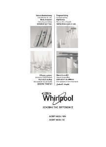 Mode d’emploi Whirlpool ACMT 6533/WH Cuisinière