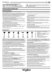 Bedienungsanleitung Whirlpool WHBS 62F LT K Dunstabzugshaube