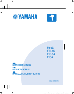 Manuale Yamaha F9.9C (2003) Motore fuoribordo
