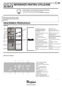 Manual Whirlpool BSNF 8452 W Combina frigorifica