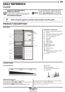 Manual Whirlpool BLF 7001 W Fridge-Freezer