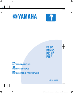 Handleiding Yamaha F13.5A (2003) Buitenboordmotor