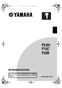 Bedienungsanleitung Yamaha F20B (2011) Aussenborder