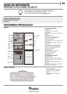 Manual Whirlpool BSNF 8151 OX Combina frigorifica