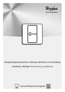 Instrukcja Whirlpool BSFV 8122 OX Lodówko-zamrażarka