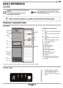 Manual Whirlpool BSFV 8122 W Fridge-Freezer