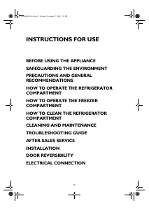 Manual Whirlpool WM1510 W Fridge-Freezer