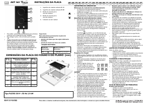 Manual Whirlpool AKT 360/IX Placa