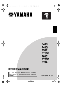 Bedienungsanleitung Yamaha FT50G (2012) Aussenborder