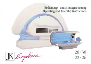 Bedienungsanleitung JK Ergoline 38 Sonnenbank