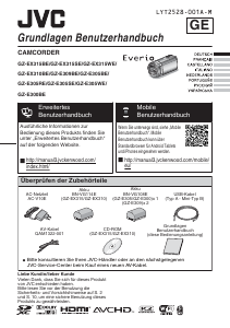 Manual JVC GZ-E300BE Everio Câmara de vídeo