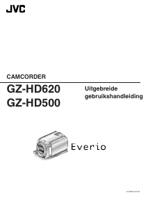 Handleiding JVC GZ-HD500 Everio Camcorder