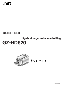 Handleiding JVC GZ-HD520 Everio Camcorder