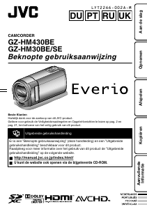 Handleiding JVC GZ-HM30BE Everio Camcorder