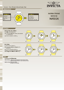 Handleiding Invicta Pro Diver 22043 Horloge