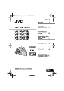 Handleiding JVC GZ-MG20E Camcorder