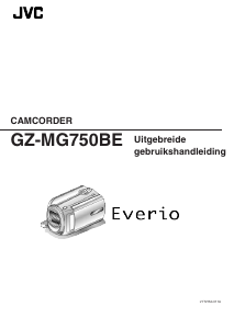 Handleiding JVC GZ-MG750BE Everio Camcorder