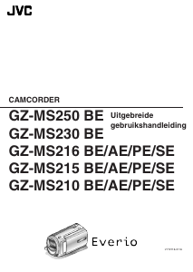 Handleiding JVC GZ-MS215BE Everio Camcorder