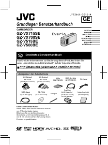 Bedienungsanleitung JVC GZ-VX700SE Everio Camcorder