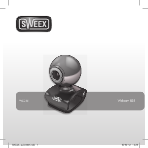 Instrukcja Sweex WC035 Kamera internetowa