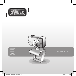 Manuale Sweex WC252 Webcam