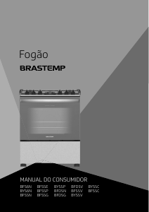 Manual Brastemp BFS5E Fogão