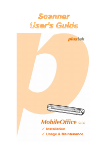 Handleiding Plustek MobileOffice S400 Scanner