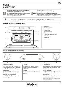 Bedienungsanleitung Whirlpool W6 MW561 Mikrowelle