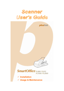Manual Plustek SmartOffice PL812 Scanner