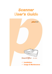 Handleiding Plustek SmartOffice PL1530 Scanner