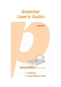Handleiding Plustek SmartOffice PL2550 Scanner