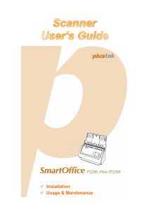 Bedienungsanleitung Plustek SmartOffice PS288 Scanner