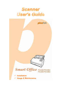 Manual Plustek SmartOffice PS406 Scanner