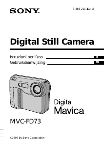 Manuale Sony MVC-FD73 Fotocamera digitale