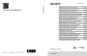 Handleiding Sony Cyber-shot DSC-W730 Digitale camera